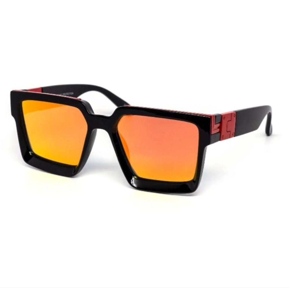 Beverly Square. Concave Mirror. Oversized Sunglasses. - Picture 1 of 4